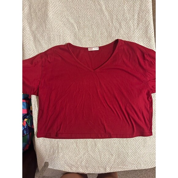 Oversized Cropped Tee - Picture 1 of 3